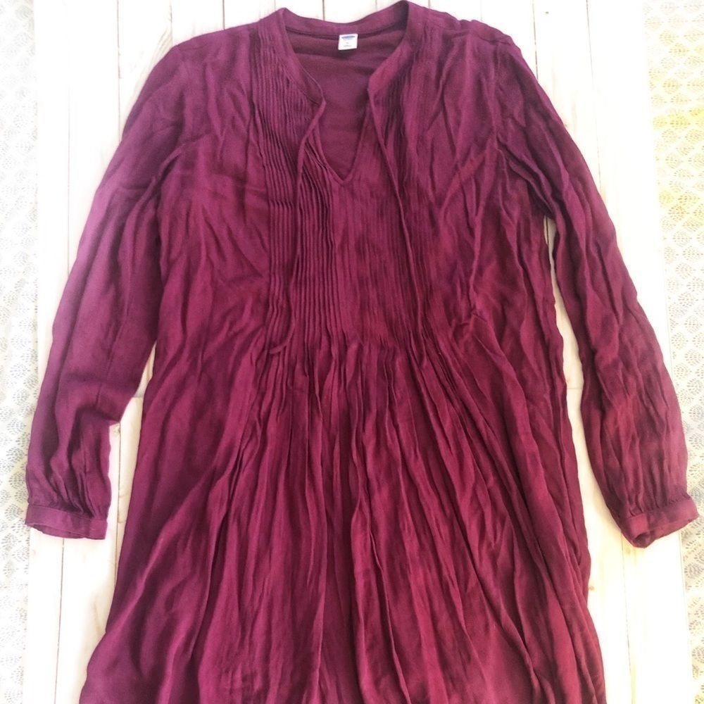 Old Navy Purple long sleeve dress-M